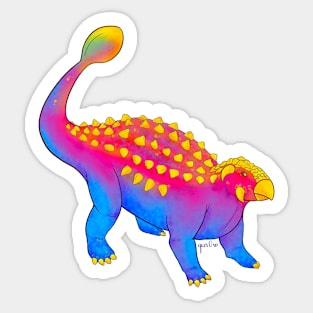 Pansexual Pride Dinosaur Sticker